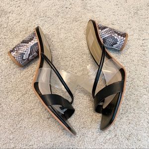 Dolce Vita Block Heel Square Toe Heels Size 7